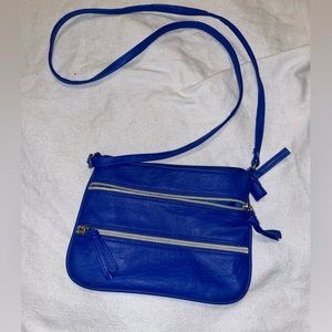 Blue crossbody